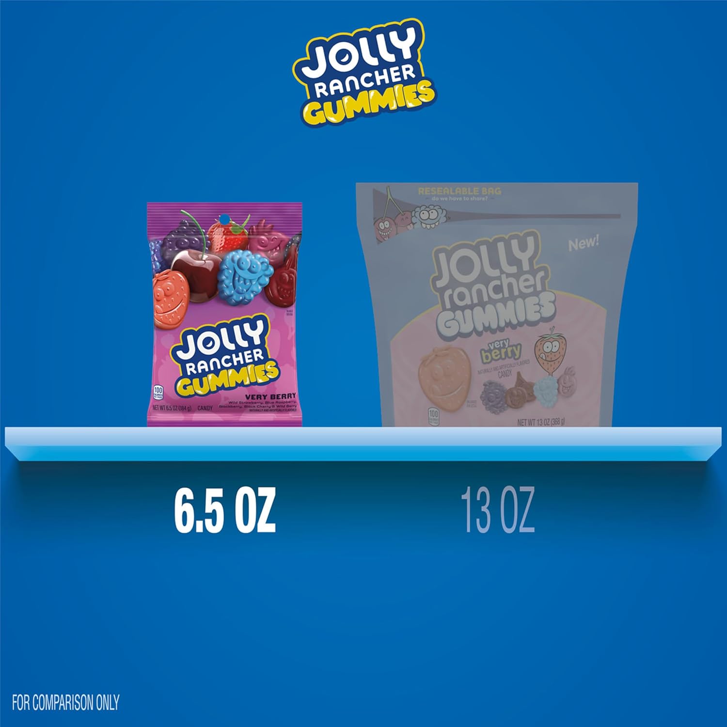 JOLLY_RANCHER_Gummies_Very_Berry_Fruit_Flavored_Candy_Bag,_6.5_oz