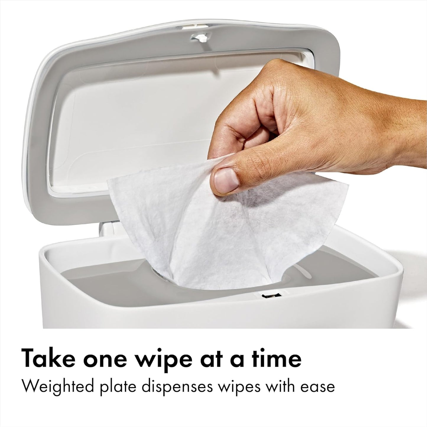 OXO_Tot_Perfect_Pull_Wipes_Dispenser,_Gray