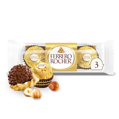 Ferrero_Rocher_Gourmet_Hazelnut_Milk_Chocolate,_3_Individually_Wrapped_Chocolates,_1.3_oz