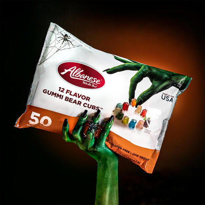 Albanese_World's_Best,_Halloween_12_Flavor_Gummi_Bear_Cubs®,_50-0.5oz_Trick_or_Treat_Bags_of_Halloween_Candy