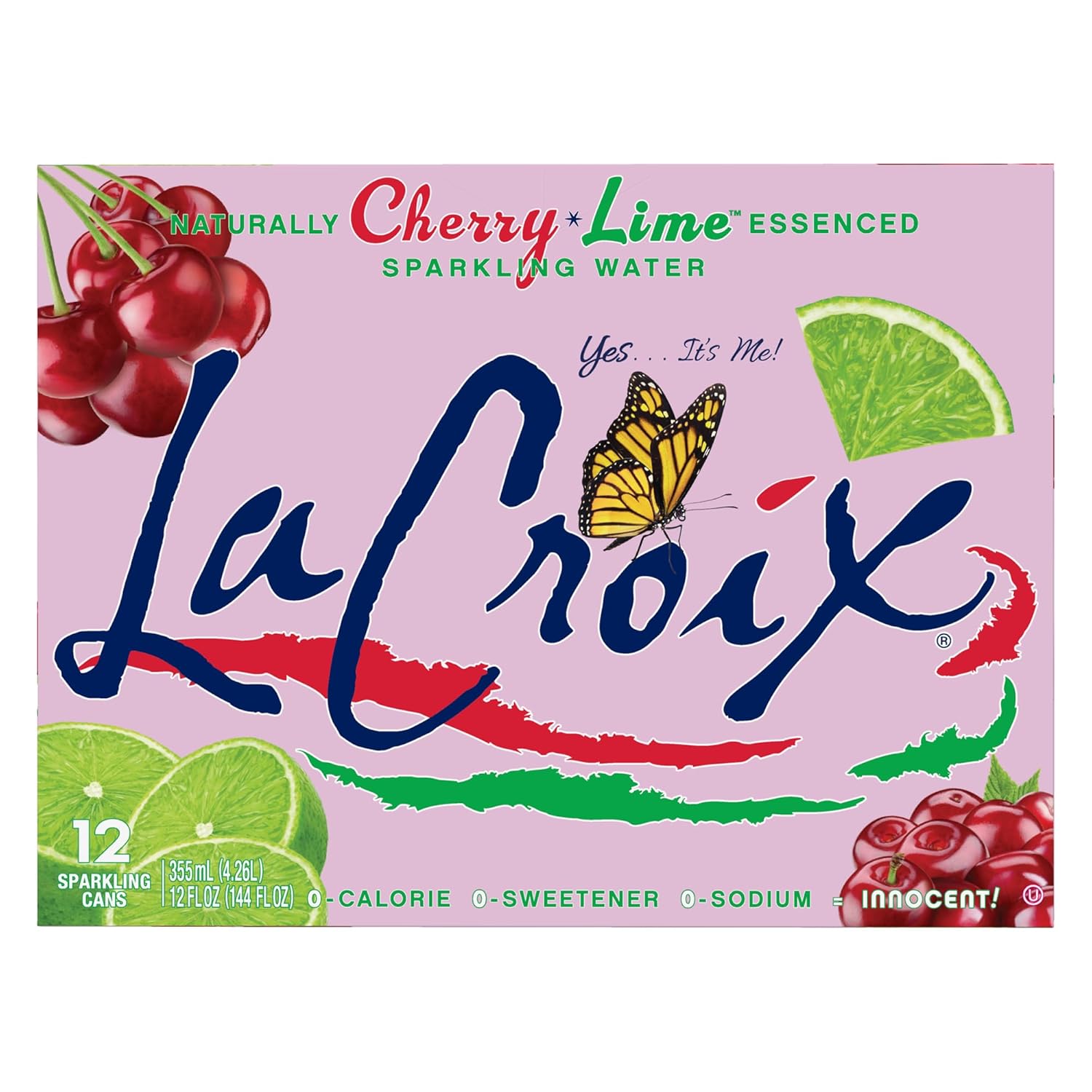 La_Croix_Water_Sparkling_Cherry_Lime,_12_Fl_Oz,_12_Pack
