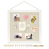DOLLAR BOSS Double-Sided Bulletin Boards with Linen