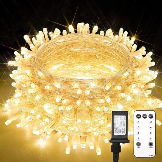 suddus_Indoor_Christmas_Lights_with_Remote,_Warm_White_String_Lights_Plug_in_with_Timer,_33ft_100_LED_Twinkle_Fairy_Lights_for_Bedroom_Xmas_Tree_Wreath_Garden_Party_Outdoor_Thanksgiving_Decorations