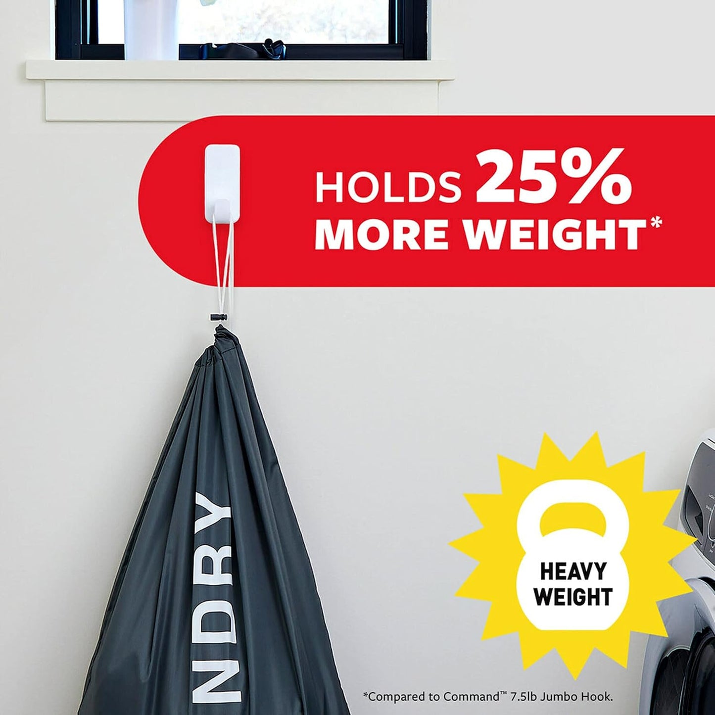 Command_10_lb_XL_Heavyweight_Hook,_2_Wall_Hooks_and_6_Strips,_Damage-Free_Hanging_with_Adhesive,_Heavy_Duty_Hanging_Great_for_Organization_and_Storage