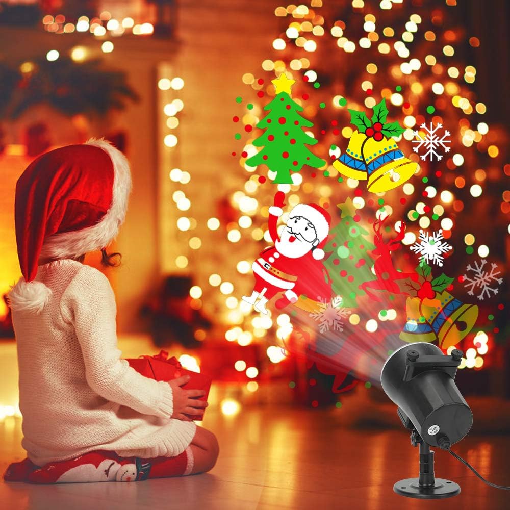 Christmas_Halloween_Lights_Projector,Waterproof_IP65_Indoor_Motion_Remote_Control_LED_Projector_Lights,_16_Slides_Holiday_Light_Party_Outdoor_Garden_House_Apartment_Kids_Room_Night_Light