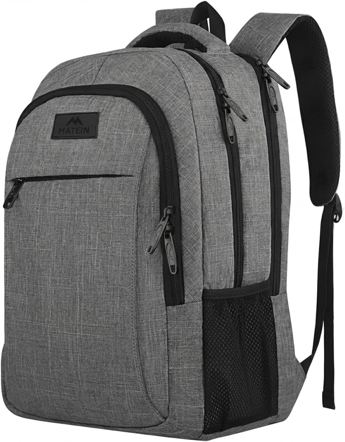 MATEIN_Travel_Laptop_Backpack,_Business_Anti_Theft_Slim_Sturdy_Laptops_Backpack_Personal_Item_Bag,_Water_Resistant_College_School_Computer_Bag_Gift_for_Men_&_Women_Fits_15.6_Inch_Notebook,_Grey
