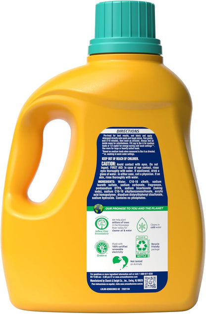 ARM_&_HAMMER_Sensitive_Skin_Liquid_Laundry_Detergent,_Fresh_Scent,_105_fl_oz,_105_Loads