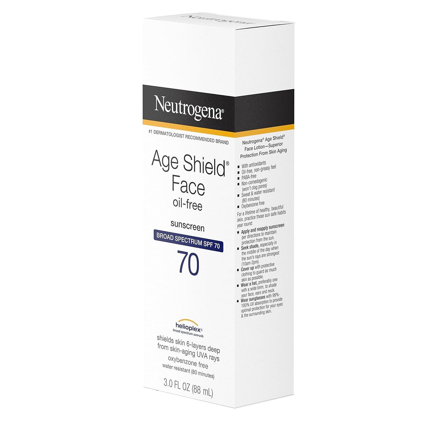 Neutrogena_Age_Shield_Face_Oil-Free_Sunscreen_Lotion_with_Broad_Spectrum_SPF_70,_Non-Comedogenic_Moisturizing_Sunscreen_to_Help_Prevent_Signs_of_Aging,_PABA-Free,_3_fl._oz.