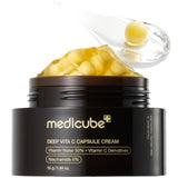medicube Capsule Cream | 120H Lasting Hydration, Barrier Care, Calming Daily Facial Moisturizer For All Skin Types | Panthenol & Ceramides | Korean Skincare