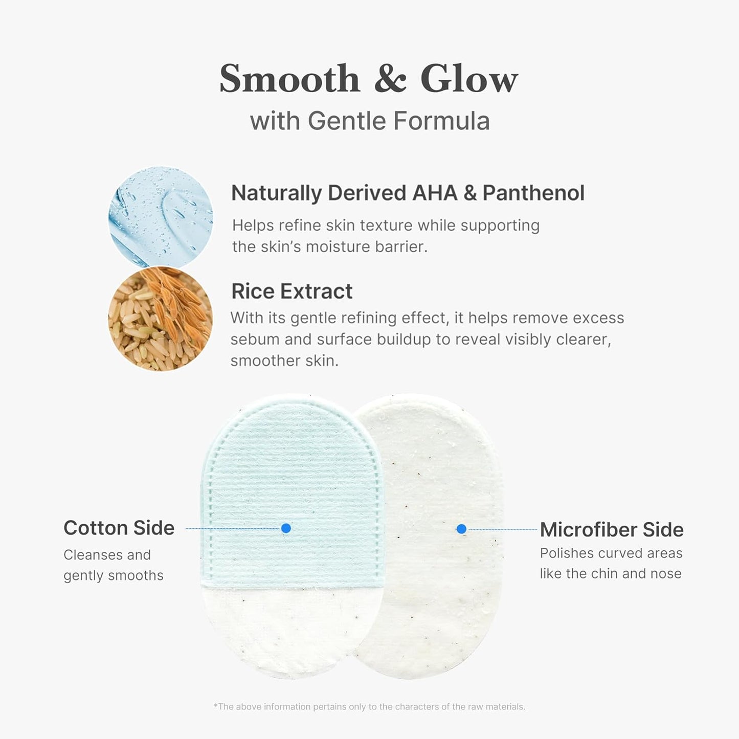 medicube_Zero_Pore_Peel_Pads_(8ea)_|_Smoothing_Mitt_for_Face_&_Body_|_Rice_Extract,_Natural_AHA_&_Panthenol_|_Double-Sided_Organic_Cotton_&_Microfiber_Pads_|_Polish_for_Smooth,_Clear_Skin