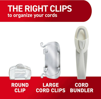Command_Round_Cord_Clips,_Damage-Free_Hanging_Cable_Clips,_No_Tools_Wall_Clips_for_Hanging_Electrical_Cables_of_Christmas_Decorations,_13_Clear_Cord_Clips_and_16_Command_Strips