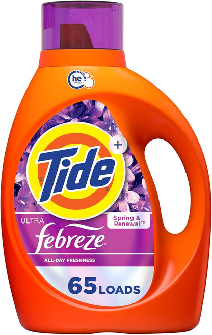 Tide_Ultra_Febreze_Liquid_Laundry_Detergent,_Spring_and_Renewal_scent,_92_fl_oz,_65_Loads,_Laundry_Detergent_Liquid_with_All-Day_Freshness