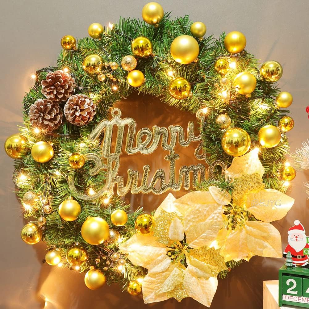 MASHANG_Christmas_Lights_-_Battery_Operated_String_Lights_50_LED_Xms_Mini_Lights_8_Modes_Green_Wire_Mini_Light_Set_with_Timer_for_Xmas_Tree_Wreath_Party_Indoor_Outdoor_Decor,_Waterproof,_Warm_White