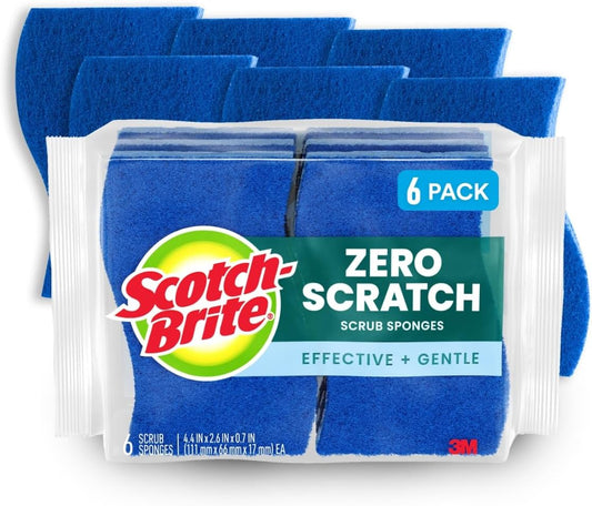 Scotch-Brite_Zero_Scratch_Scrub_Sponge,_6_Kitchen_Sponges_for_Cleaning_Around_the_Home,_Bathroom_&_More,_Scratch-free_Dish_Scrubber,_Multi-surface_Safe,_Best_for_Nonstick_Pots_and_Pans
