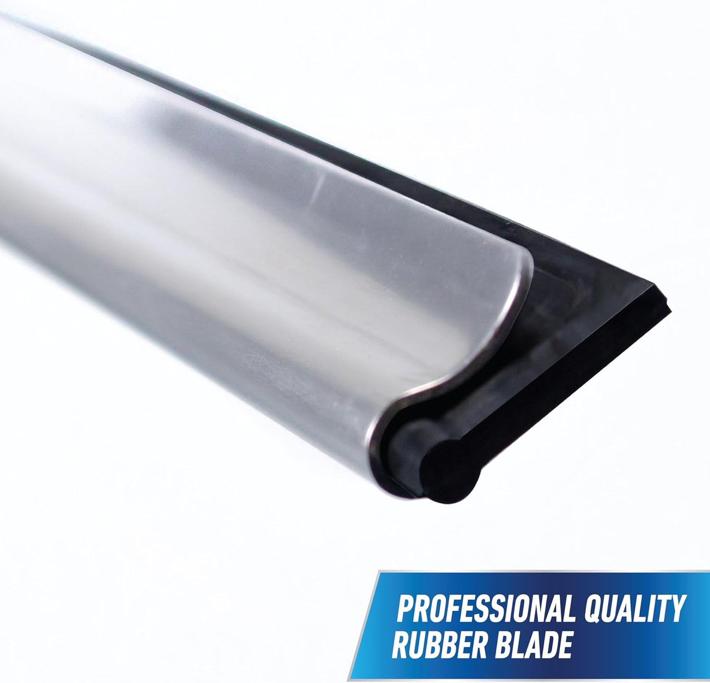 Unger_Professional_Connect_and_Clean_18”_EZ_Change_Window_and_Glass_Cleaning_Squeegee,_Large_and_Small_Windows,_Rubber_Blade_Tool_for_Streak-Free_Results,_Includes_12”_Channel