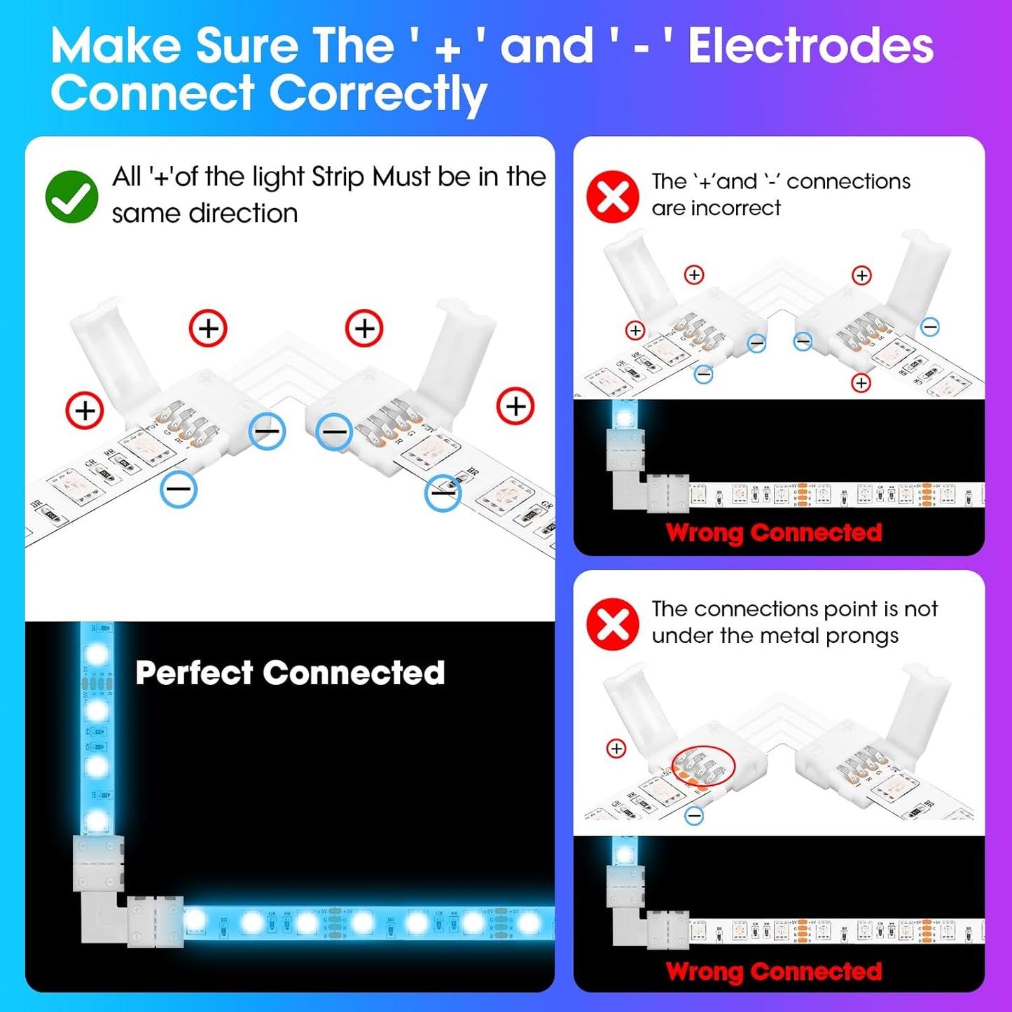 10-Packs_L_Shape_4-Pin_LED_Connectors_for_LED_Strip_Lights_10MM_Width_Unwired_Gapless_Solderless_Adapter_Extension