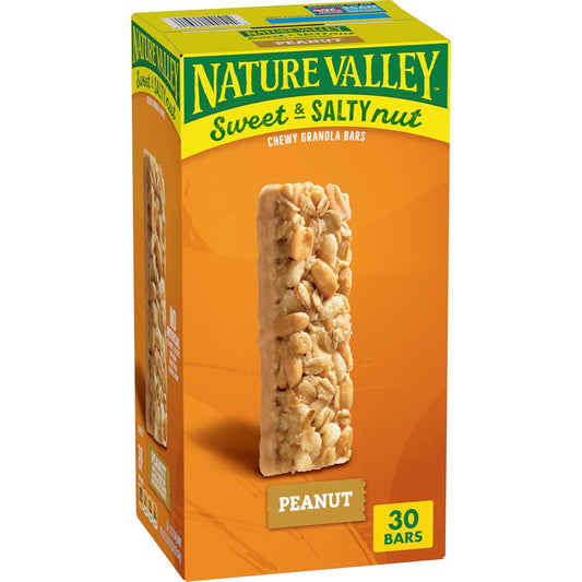 Nature_Valley_Sweet_&_Salty_Peanut_Chewy_Granola_Bars_Bulk_30_Count,_36_oz_Box,_No_Artificial_Flavors_Colors_or_High_Fructose_Corn_Syrup,_Morning_Snack_Bars,_Adventure_Ready