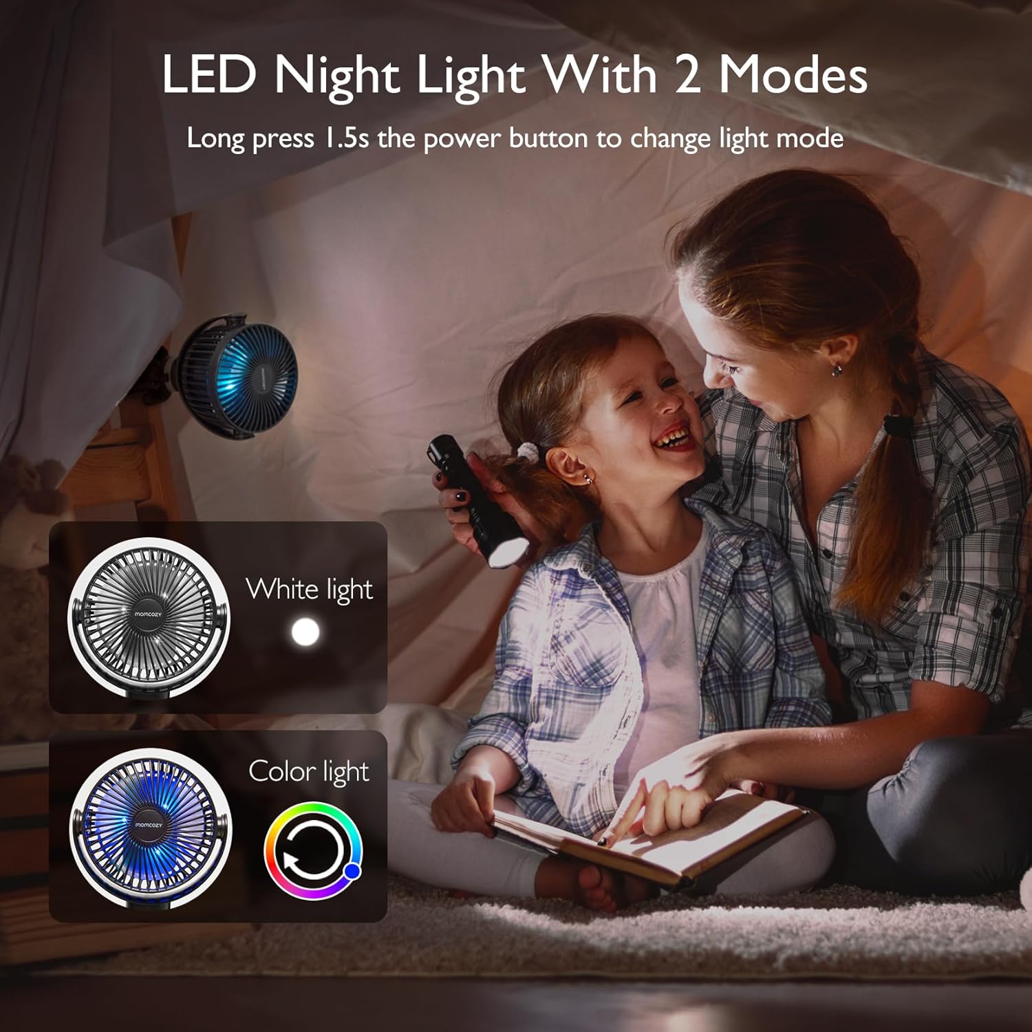 Momcozy_8000mAh_Portable_Stroller_Fan_|_27H_Ultra-long_Battery_Life_|_Detachable_4_Speed_360°Rotate_|_2_Modes_LED_Night_Light,_USB_Rechargeable_Handheld_Cooling_Fan_for_Travel,_Car_Seat,_Bedroom