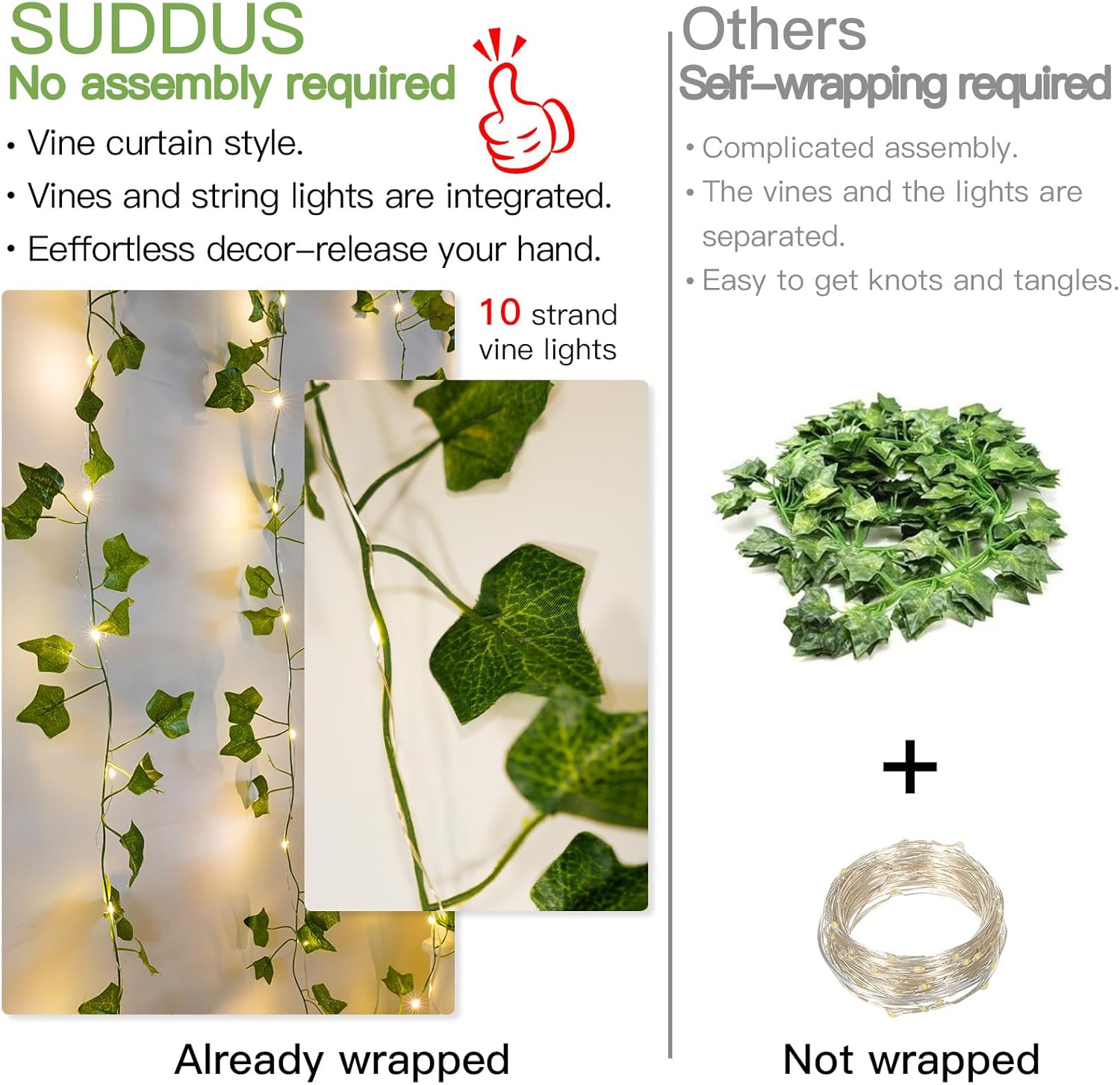 suddus_Vines_with_Light_for_Bedroom,_200_LED_Fairy_Lights_with_Vines,_Ivy_Curtain_Lights_for_Dorm,_Wedding,_Party,_Wall,_Indoor,_Outdoor_Decor,_6.5ft_x_6.5ft