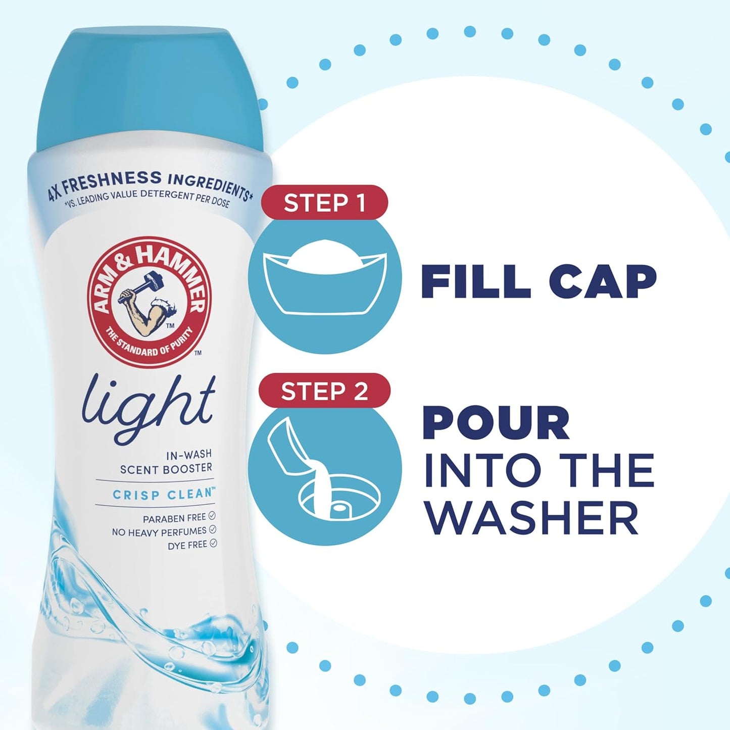 ARM_&_HAMMER_Light_In-Wash_Scent_Booster,_Laundry_Scent_Booster_Crisp_Clean_scent,_24_Oz