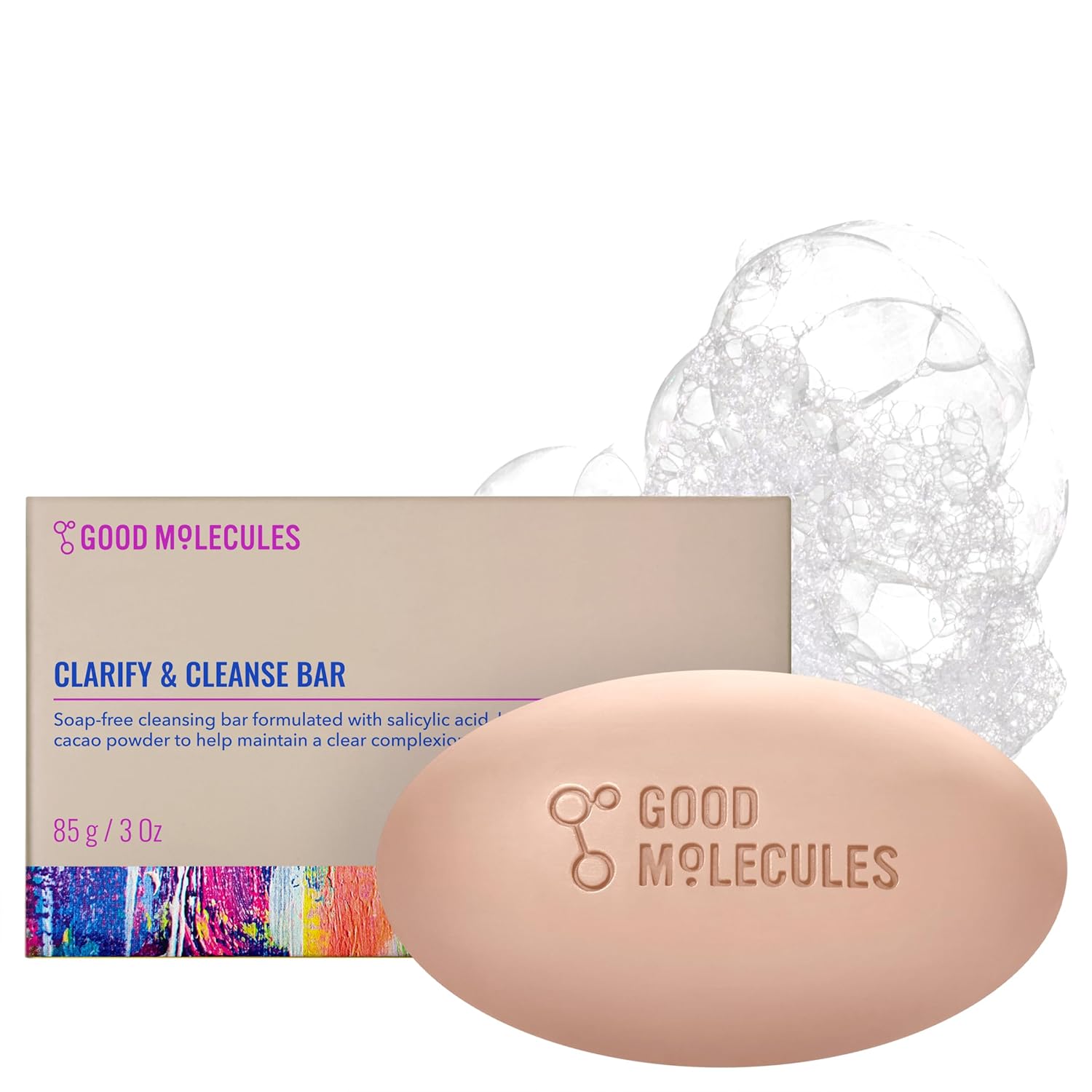 Good_Molecules_Clarify_and_Cleanse_Bar_-_Soap_Free_Bar_with_Salicylic_Acid,_BHA_for_Skin_Tone_Balancing_and_Cleansing_-_Body_and_Facial_Cleanser,_Skin_Care_for_Face