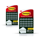 Command Outdoor Light Clips, Damage-Free Hanging Outdoor Light Clips with Weather Resistant Strips, Wall Clip for Hanging Outdoor Lights and Cable Management