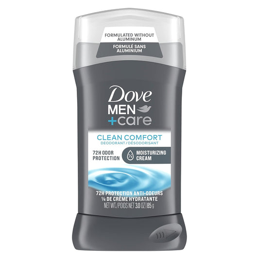 Dove_Men+Care_Deodorant_Stick_Aluminum-free_formula_with_48-Hour_Protection_Clean_Comfort_Deodorant_for_men_with_Vitamin_E_and_Triple_Action_Moisturizer,_3_Ounce_(Pack_of_1)