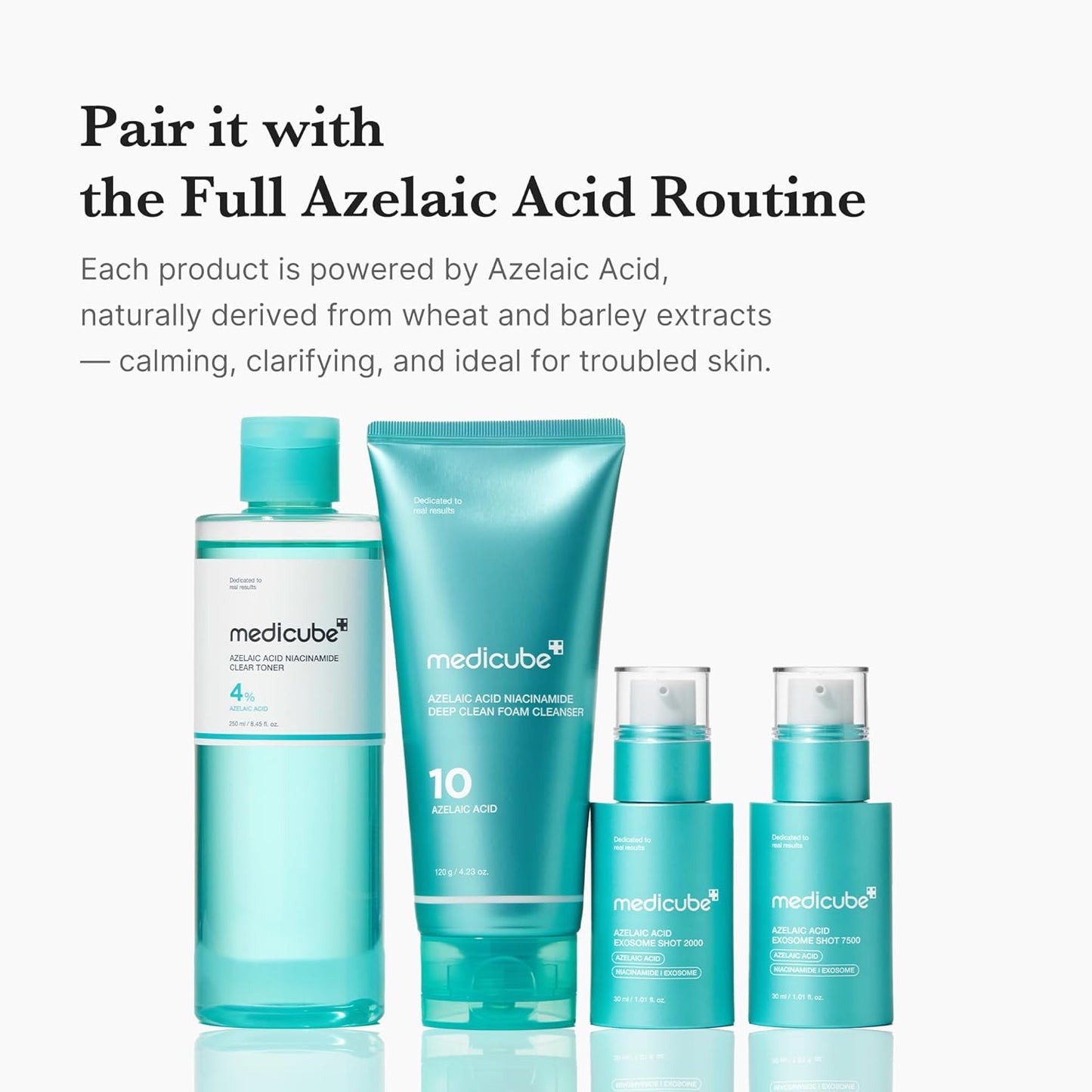 medicube_Azelaic_Acid_Niacinamide_Clarifying_Toner_|_Troubled_Skin_Care,_Ideal_for_Purifying_&_Calming_|_4%_Azelaic_Acid_&_2%_Niacinamide|_Soothing_Daily_Toner_|_Korean_Skin_Care_|_8.45_fl.oz