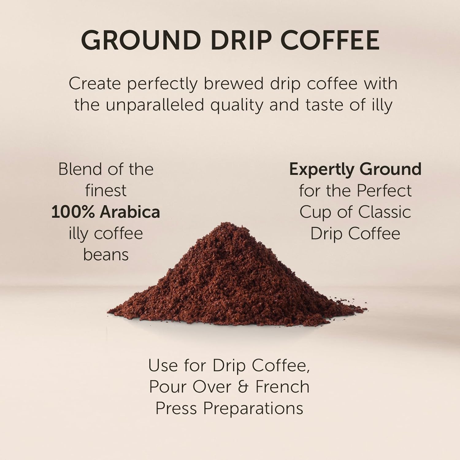 Illy_Classico_Ground_Drip_Coffee,_Medium_Roast,_Classic_Roast_With_Notes_Of_Chocolate_&_Caramel,_100%_Arabica_Coffee,_No_Preservatives,_8.8_Ounce_(Pack_Of_1)