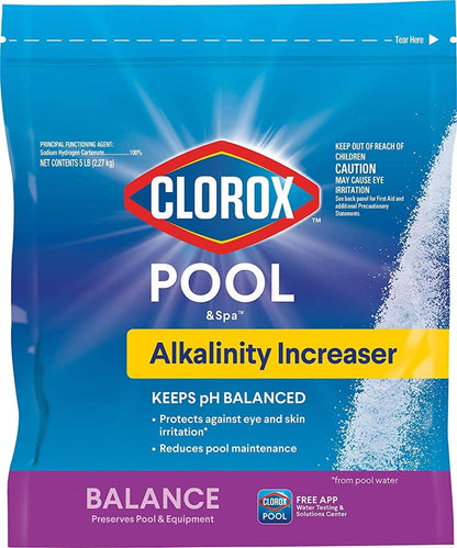 Clorox®_Pool&Spa™_Swimming_Pool_Alkalinity_Increaser,_Keeps_pH_Balanced,_5LB_(Pack_of_1)