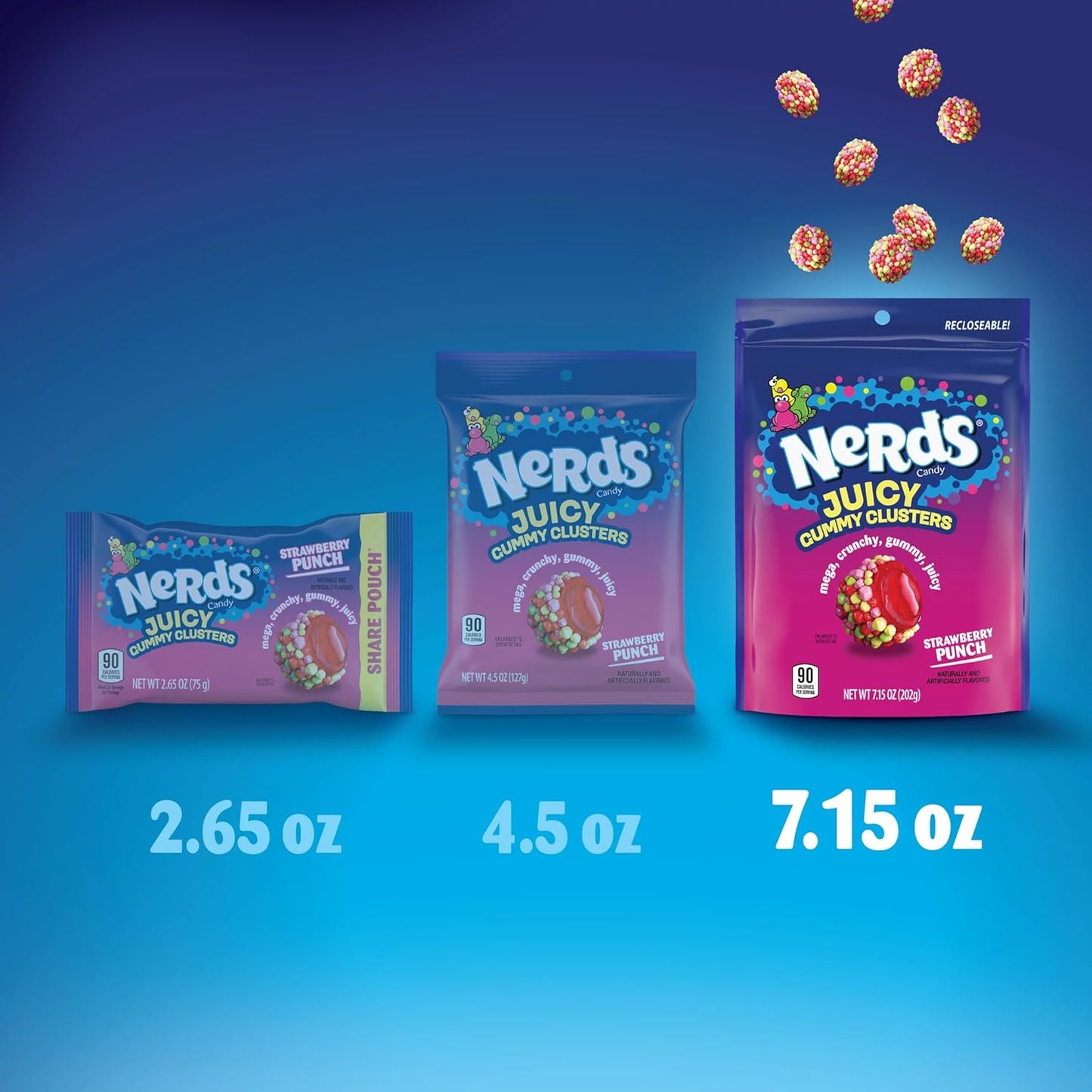 NERDS_Juicy_Gummy_Clusters,_Strawberry_Punch,_Juicy_and_Gummy_Candy,_1_Stand_Up_Bag,_for_Snacking_and_Sharing,_7.15_oz