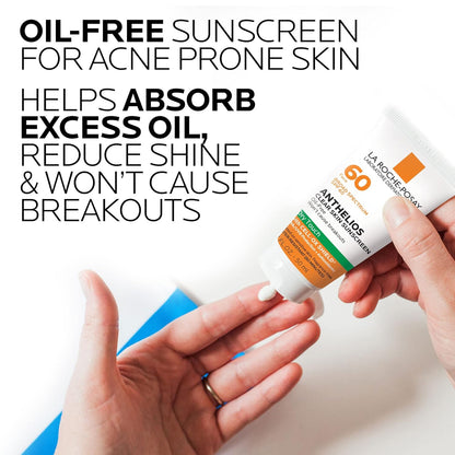 La_Roche-Posay_Anthelios_Clear_Skin_Sunscreen_Dry_Touch_SPF_60,_Oil_Free_Sunscreen_For_Face,_Oil_Absorbing,_Broad_Spectrum_SPF_+_Antioxidants,_Non-Greasy,_Oxybenzone_Free,_Travel_Size