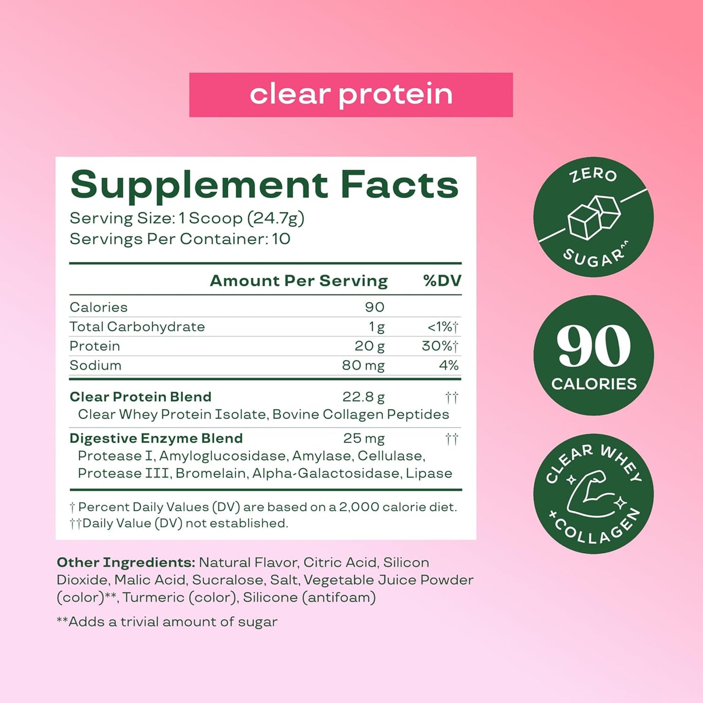 Bloom_Clear_Protein,_Whey_Protein_Isolate_with_Collagen_Peptides_and_Digestive_Enzymes,_20g_Protein,_Sugar_Free_Post_Workout_Drink_Mix,_90_Calories,_Strawberry_Watermelon,_10_Servings