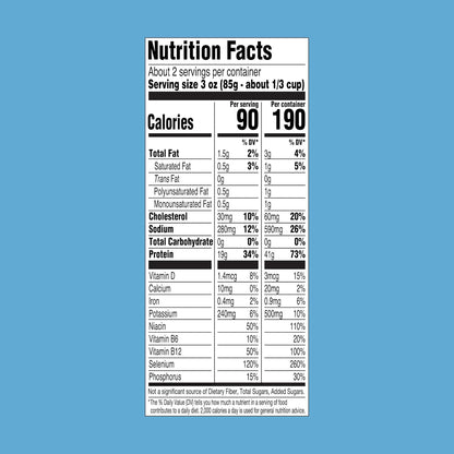 StarKist_Albacore_White_Tuna_in_Water,_6.4_oz_Pouch_(1_Pack)_Ready_to_Eat_Wild_Caught_Tuna,_19g_Protein_Per_Serving,_90_Calories_Per_Serving,_Gluten_Free,_Soy_Free,_Kosher,_Perfect_for_Meals_&_Snacks