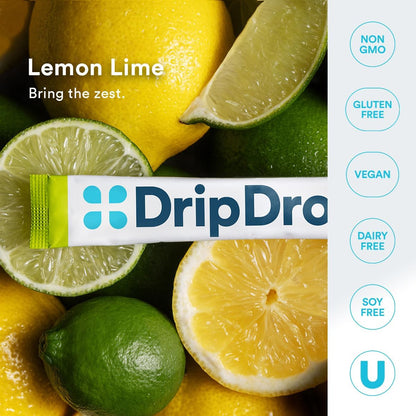 DripDrop_Sugar_Free_Hydration_Packets_-_Zero_Lemon_Lime_-_Single_Serve_Electrolytes_Powder_Drink_Mix_-_Non-GMO,_Gluten_Free,_Vegan_-_32_Sticks