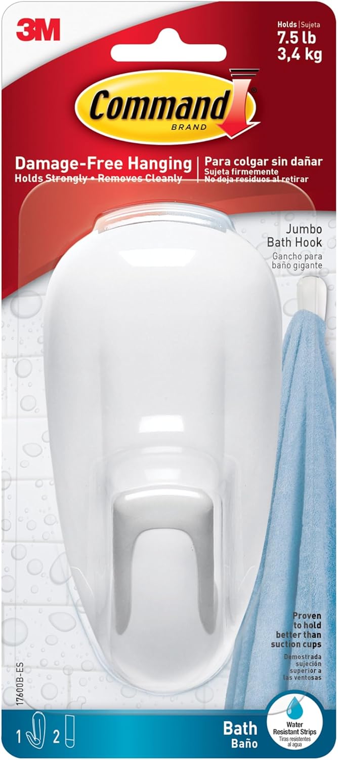 Command_Bathroom_Hook_with_Water-Resistant_Strips,_1-Hook,_2-Strips,_Organize_Damage-Free
