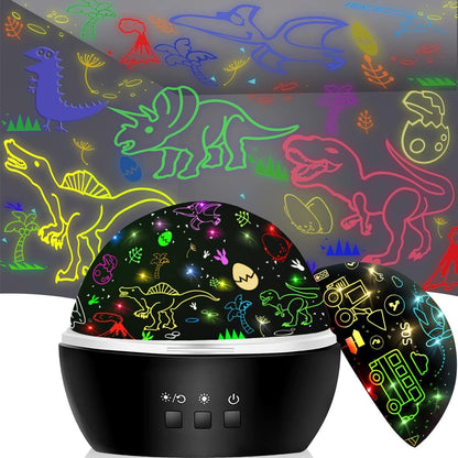 MINGKIDS_Night_Light_for_Kids,2_in_1_Rotating_Projector_Lamp_with_Dino&Vehicles_Theme,2_Ways_to_Charge,Baby_Night_Light_Ceiling_Projector_for_Bedroom_Kids_Room_Decor