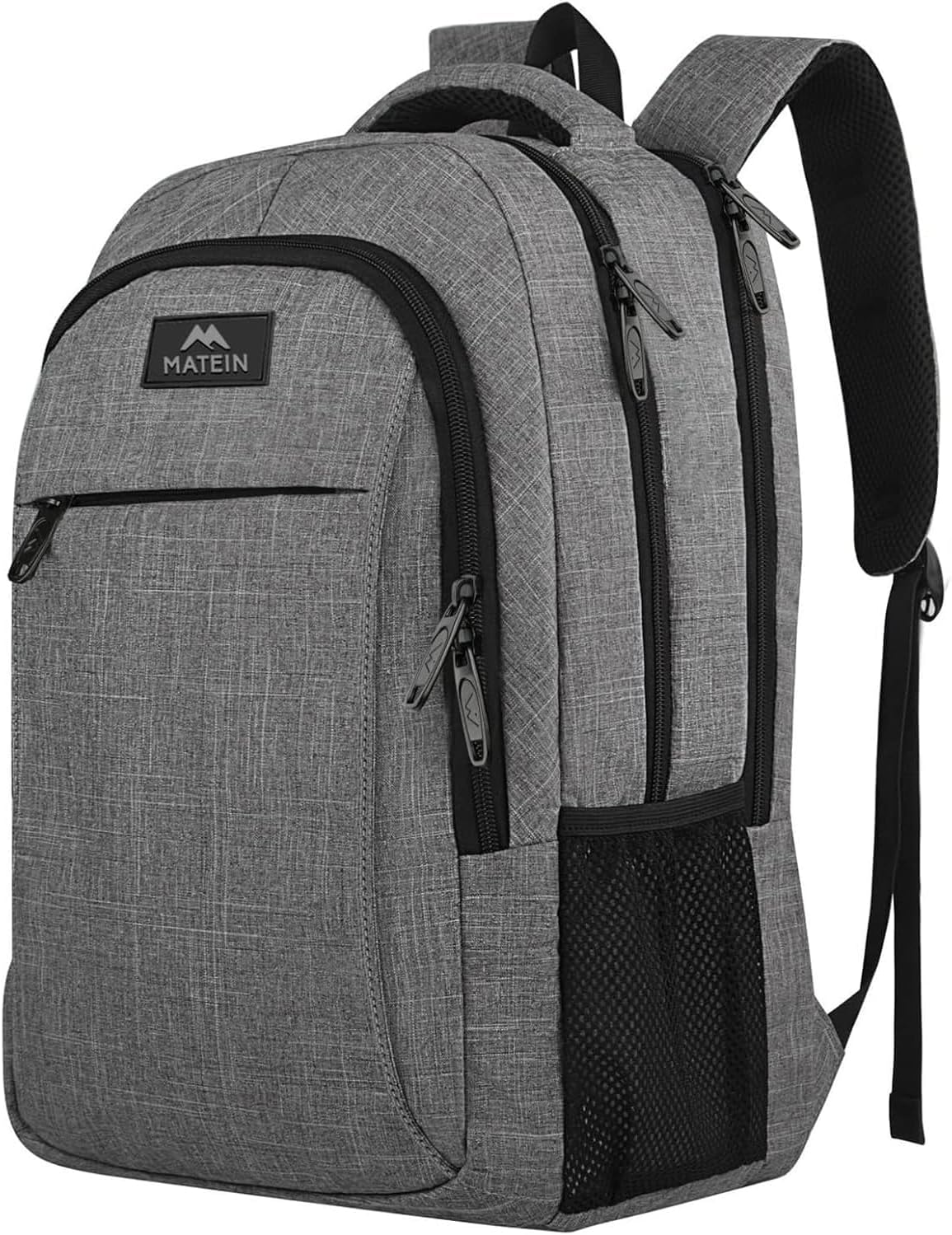 MATEIN_Travel_Laptop_Backpack,_Business_Anti_Theft_Slim_Sturdy_Laptops_Backpack_Personal_Item_Bag,_Water_Resistant_College_School_Computer_Bag_Gift_for_Men_&_Women_Fits_15.6_Inch_Notebook,_Grey