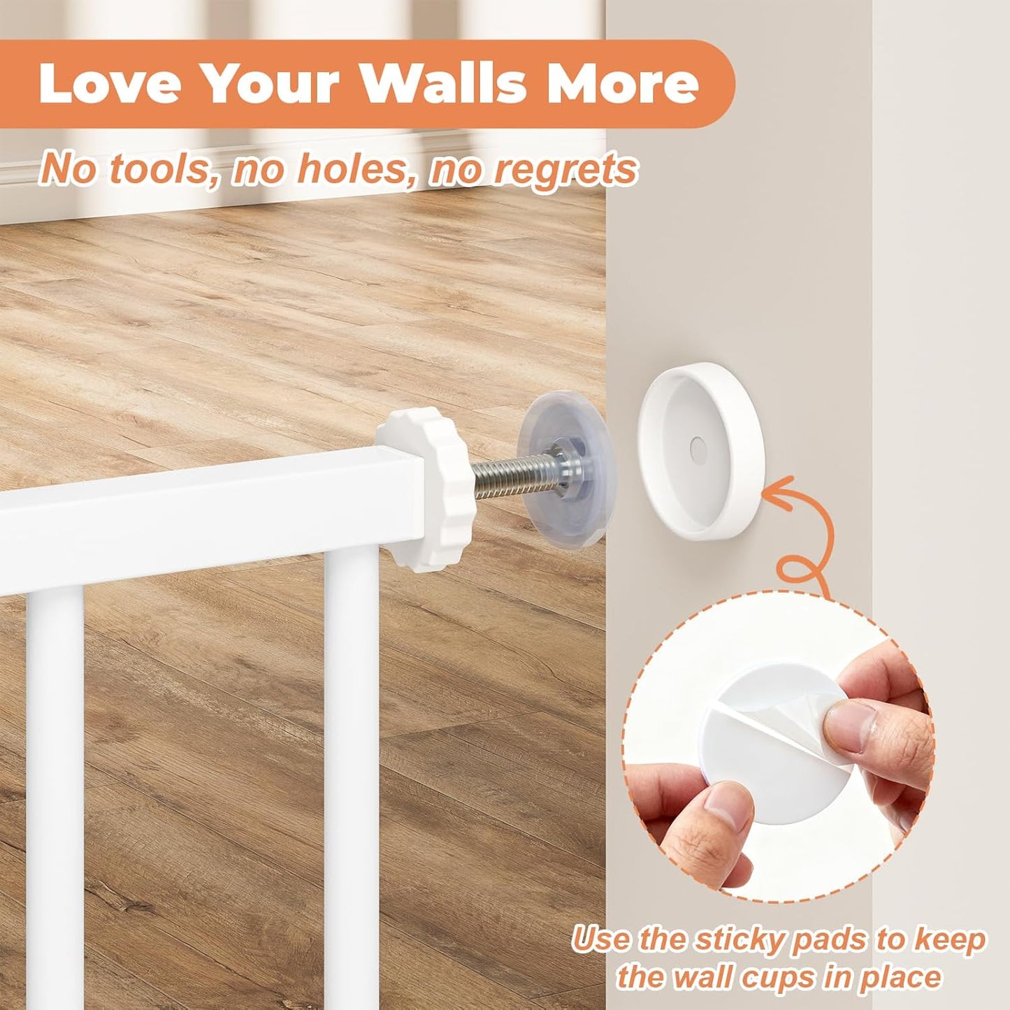 Baby_Gate_No_Drilling,_29"-40"_Auto_Close_Dog_Gate_Indoor_for_Doorways_&_Stairs,_Pressure_Mounted_Adjustable_Pet_Gate,_Easy_Walk_Through_Child_Gate_for_Children_&_Pets_Stroller_Friendly,_White