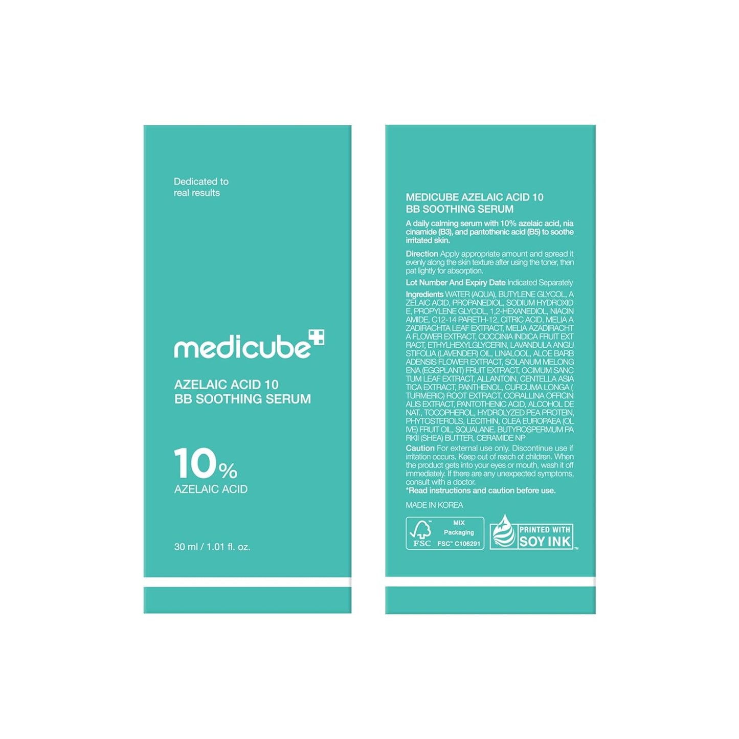 medicube_Azelaic_Acid_10_Soothing_Serum_|_Clarifying_Serum_for_Troubled_&_Oily-Prone_Skin_with_B3+B5_|_Stressed_Skin_Calming_&_Post-Blemish_Tone_Care_|_Korean_Skincare_30ml,_1.01_fl_oz