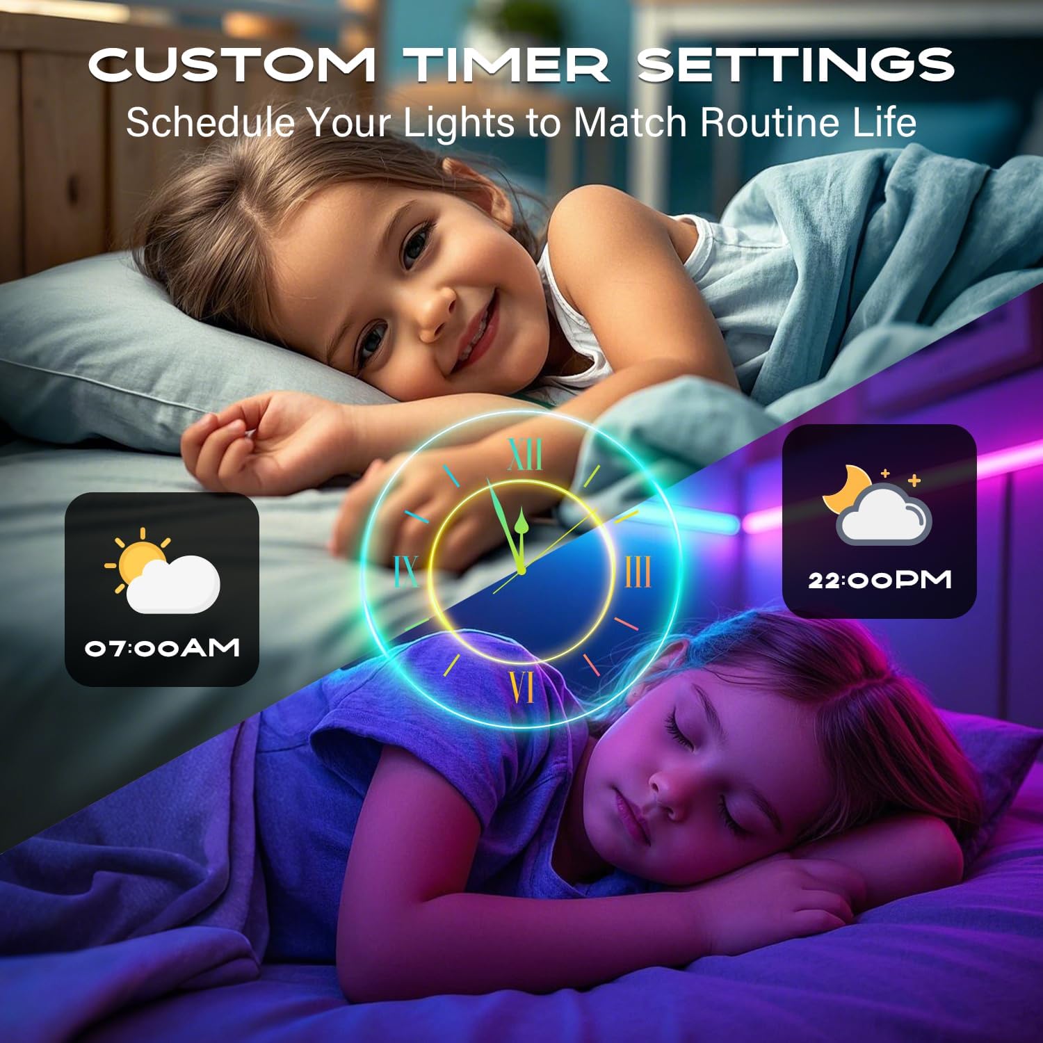 CHARKEE_LED_Lights_25ft/50ft/100ft_USB-Powered,_Music_Sync_RGB_LED_Strip_Lights_for_Bedroom/TV_Backlight/Gaming_Lighting,_Color_Changing_Bluetooth_Led_Lights_IR_Remote&App_Control