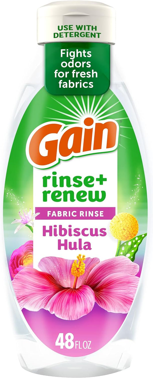 Gain_Hibiscus_Hula_Fabric_Rinse_&_Renew,_48_FL_OZ,_Laundry_Odor_Remover