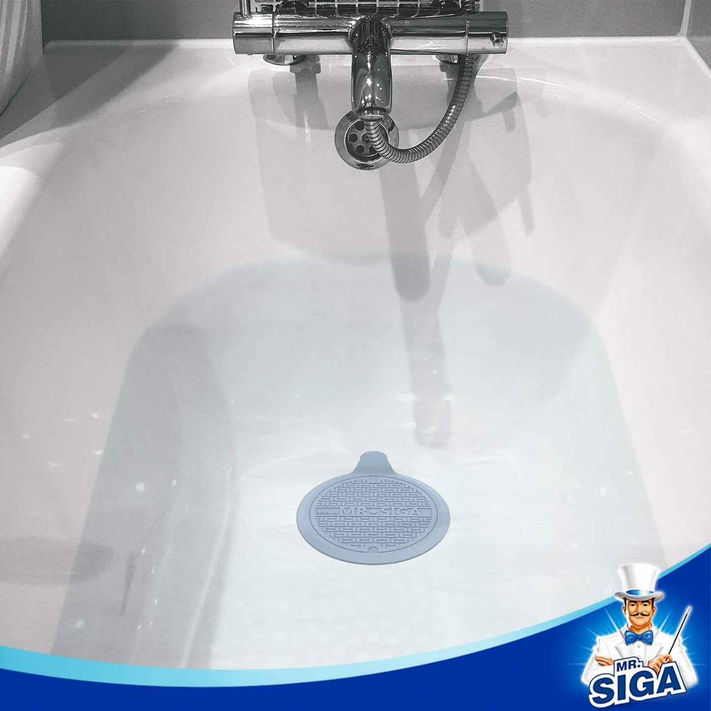 MR.SIGA_Silicone_Bathtub_Stopper,_Drain_Stopper_for_Shower,_Sink,_5.1"_Diameter,_3_Pack