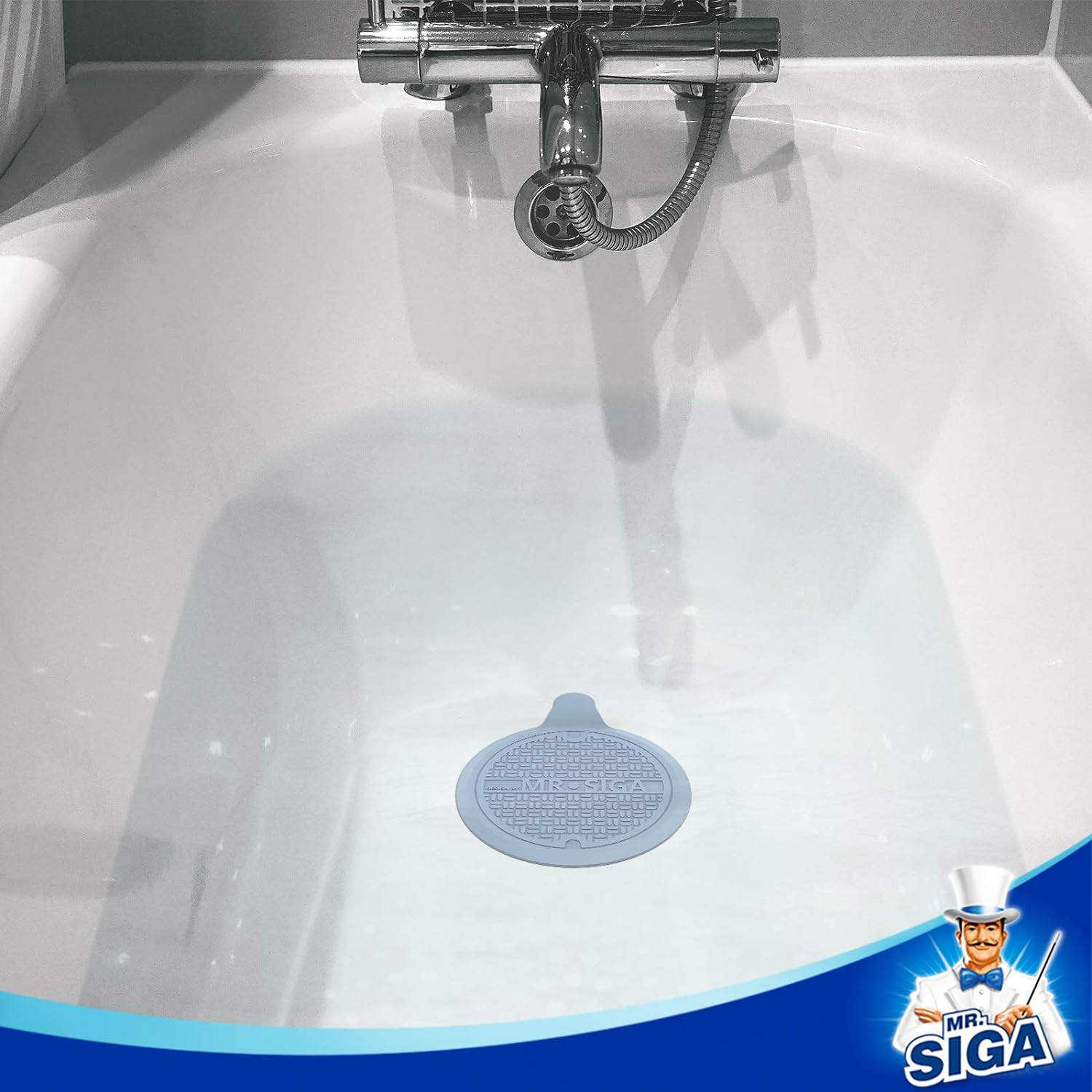MR.SIGA_Silicone_Bathtub_Stopper,_Drain_Stopper_for_Shower,_Sink,_5.1"_Diameter,_3_Pack