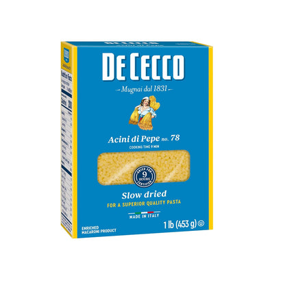 De_Cecco_Acini_Di_Pepe_No._78_Pasta,_16_Oz,_Authentic,_Slow_Dried,_Made_with_Semolina_and_Durum_Wheat,_Versatile_Pasta_for_Sauces_&_Recipes,_Made_in_Italy