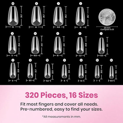 Beetles_Gel_Nail_Tips_Flat-X_-_Coffin_Medium,_320pcs_16_Sizes,_Pre-Etched_Half_Matte_Full_Cover_Soft_Acrylic_Press_on_False_Nail_Extension_Tips_Easy_DIY_Salon_Art_for_Flat_&_Natural_Nail_Beds