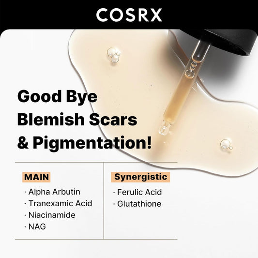 COSRX_2%_Alpha_Arbutin_Discoloration_Care_Face_Serum_with_Niacinamide,_Glutathione_&_Tranexamic_Acid,_Dark_Spot,_Uneven_Tone_Care,_Daily_Korean_Skin_Care,_Mothers_Day_Gifts_for_Woman,_1.7_fl_oz