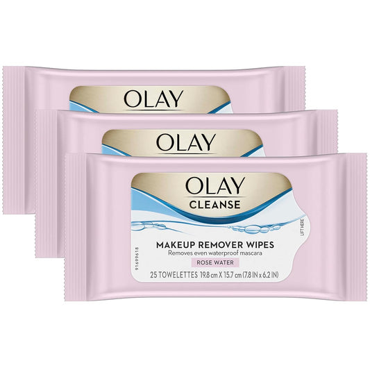 Olay_Cleanse_Makeup_Remover_Cleansing_Face_Wipes,_Daily_Facial_Towelettes,_Rose_Water,_25_Count,_3_Pack