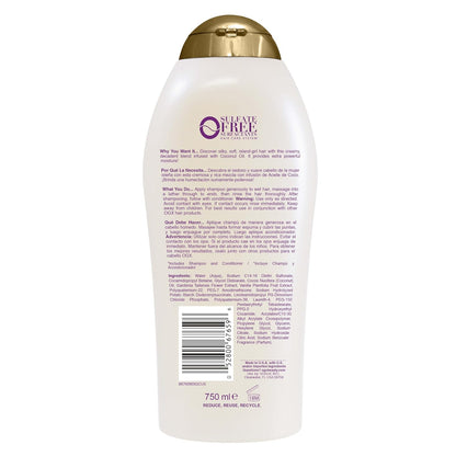 OGX_Extra_Strength_Damage_Remedy_+_Coconut_Miracle_Oil_Shampoo_for_Dry,_Frizzy_or_Coarse_Hair,_Hydrating_&_Flyaway_Taming_Shampoo,_Paraben-Free,_Sulfate-Free_Surfactants,_25.4_Fl_Oz