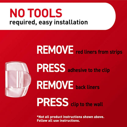 Command_Round_Cord_Clips,_Damage-Free_Hanging_Cable_Clips,_No_Tools_Wall_Clips_for_Hanging_Electrical_Cables_of_Christmas_Decorations,_13_Clear_Cord_Clips_and_16_Command_Strips